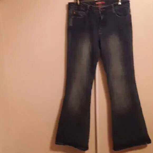 SOUTH POLE Y2K RETRO FLARE JEANS JUNIOR GIRLS SIZE 9 - Picture 1 of 2